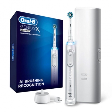 Электрическая зубная щетка Braun Toothbrush Genius X 20000 White box - фото 10