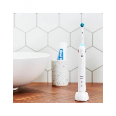 Электрическая зубная щетка Braun Toothbrush Smart 4100 Sensitive - фото 2