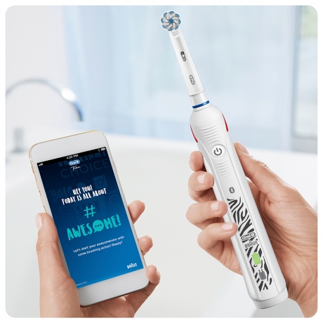 Электрическая зубная щетка Braun Toothbrush Smart 4 Teen Sensetive - фото 5