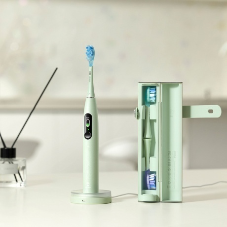 Электрическая зубная щетка Oclean X Ultra (Мятно-зеленый) - фото 16