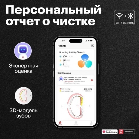 Электрическая зубная щетка Oclean X Ultra (Мятно-зеленый) - фото 22