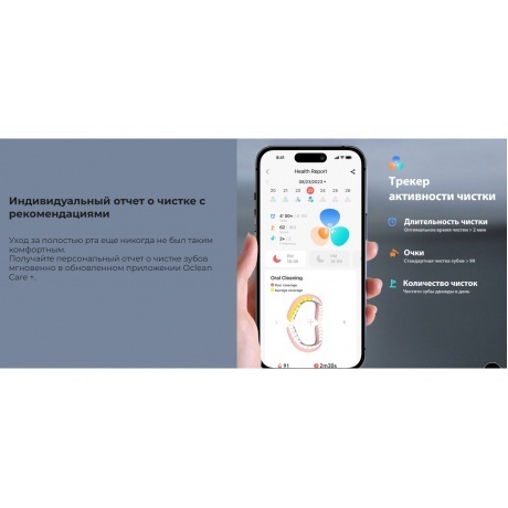 Электрическая зубная щетка Oclean X Ultra (Мятно-зеленый) - фото 30