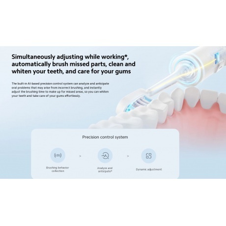 Электрическая зубная щетка Xiaomi Smart Electric Toothbrush T501 (белая) - фото 20