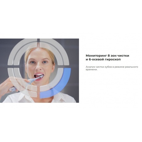 Электрическая зубная щетка Oclean X Pro Digital (Серебрянный) - фото 18