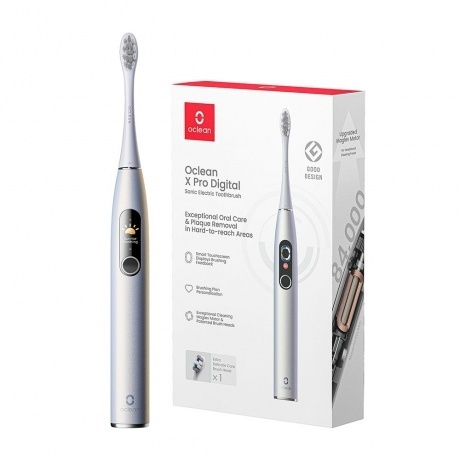 Электрическая зубная щетка Oclean X Pro Digital (Серебрянный) - фото 8