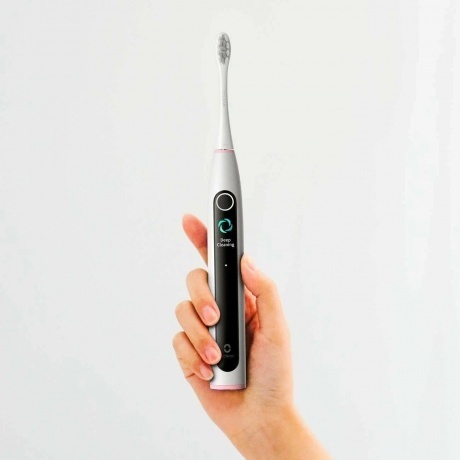 Электрическая зубная щетка Комплект Oclean X Lite Set (Серый) - фото 4