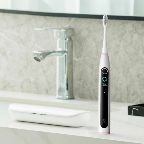 Электрическая зубная щетка Комплект Oclean X Lite Set (Серый) - фото 5