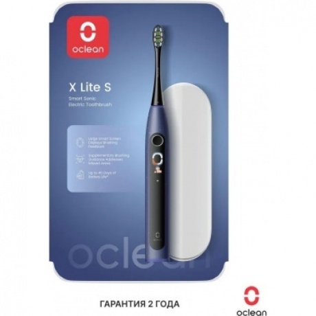 Электрическая зубная щетка Oclean X Lite Set (Темно-синий) - фото 7