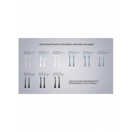 Электрическая зубная щетка PETB 0701 TC Графитовый - фото 21