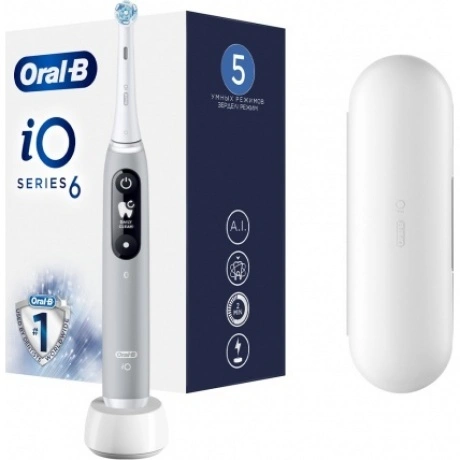 Зубная щетка Braun Oral-B iO Series 6 Grey (Серый) (Россия)