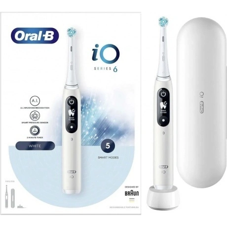 Зубная щетка Braun Oral-B iO Series 6 White (Белый) (Россия)