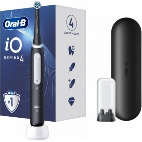 Зубная щетка Braun Oral-B iO Series 4 / IOG4.1B6.2DK Matt Black ...