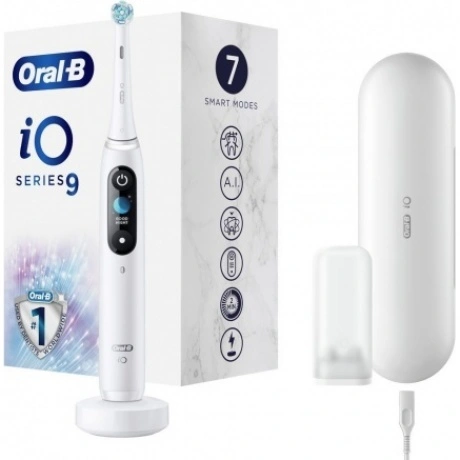 Зубная щетка Braun Oral-B iO Series 9 / IOM9.1A1.1AD White Alaba...