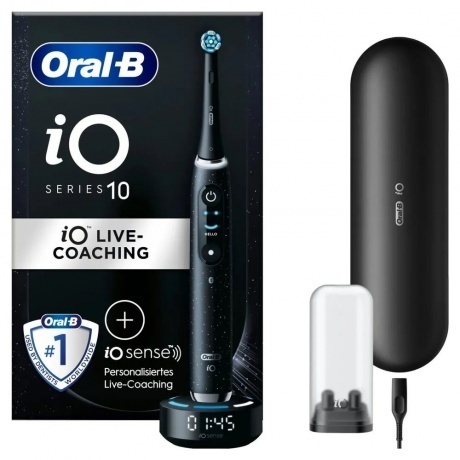 Зубная щетка Braun Oral-B iO Series 10 Black (Черный) (Россия)