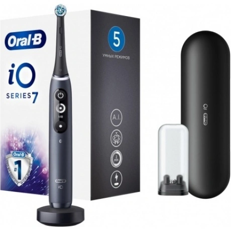 Зубная щетка Braun Oral-B iO Series 7 Black Onyx (Черный Оникс) ...