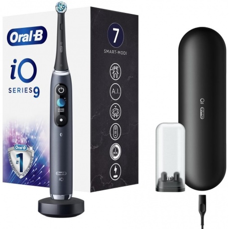 Зубная щетка Braun Oral-B iO Series 9 / IOM9.1B2.2AD Black Onyx ...