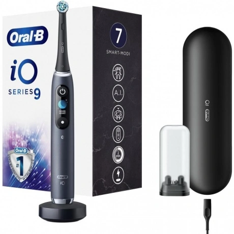 Зубная щетка Braun Oral-B iO Series 9 / IOM9.1B2.2AD Black Onyx ...