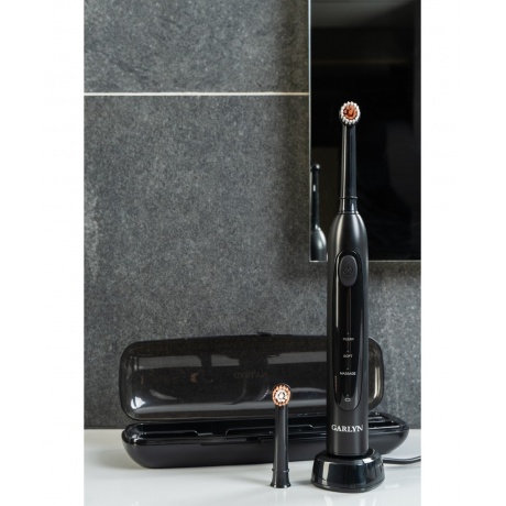 Щетка зубная электрическая GARLYN Smile Activecare black - фото 11
