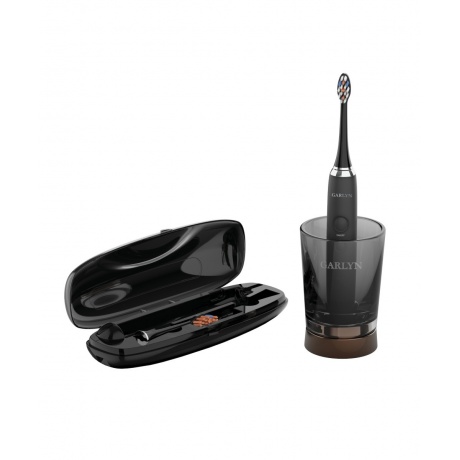 Щетка зубная электрическая GARLYN Smile Crystalcare black - фото 3