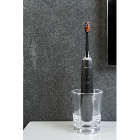 Щетка зубная электрическая GARLYN Smile Crystalcare black - фото 5
