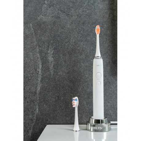 Щетка зубная электрическая GARLYN Smile Crystalcare white - фото 4