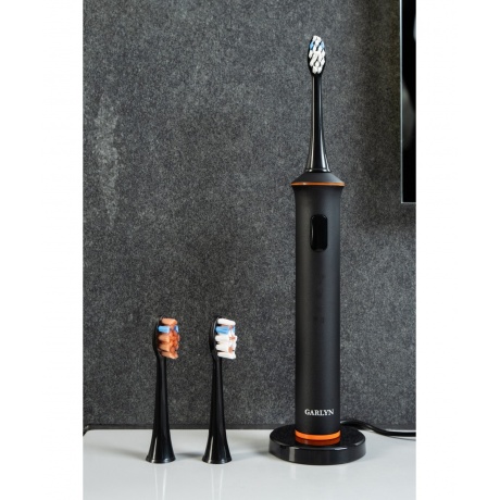 Щетка зубная электрическая GARLYN Smile Shinycare black - фото 3