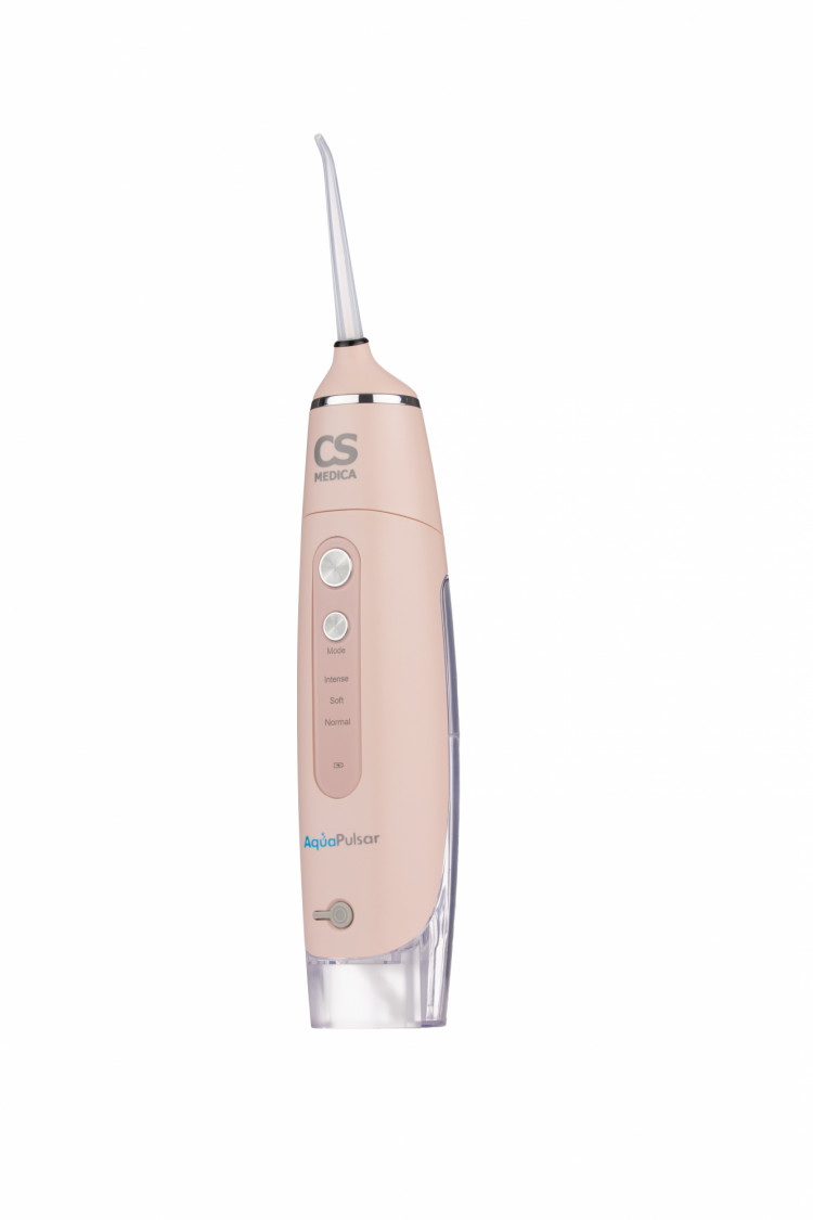 Ирригатор полости рта портативный CS Medica AquaPulsar CS-3 SoftPink(розовый)(НДС 20%)