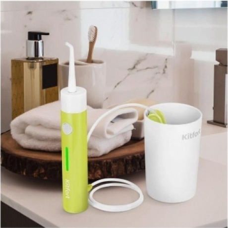 Ирригатор Kitfort КТ-2957-2 бело-фисташковый - фото 7