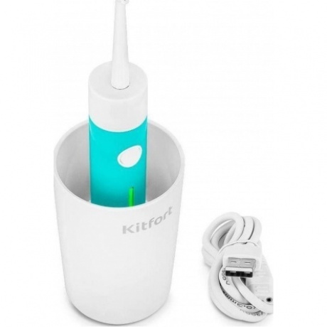 Ирригатор Kitfort КТ-2957-3 бело-бирюзовый - фото 4
