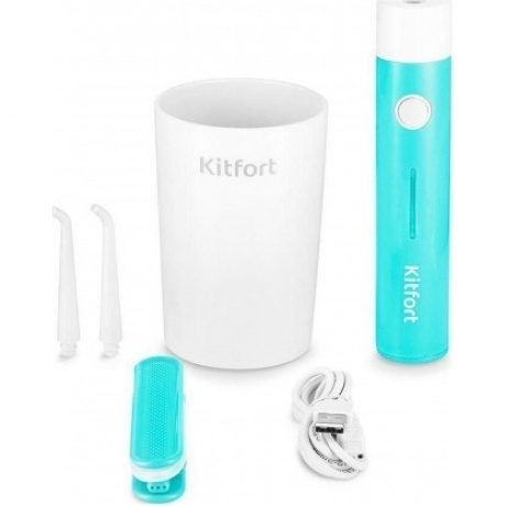 Ирригатор Kitfort КТ-2957-3 бело-бирюзовый - фото 5