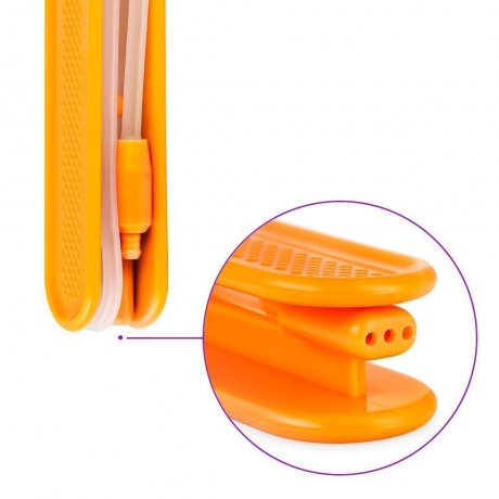 Ирригатор для полости рта КТ-2957-4 бело-оранжевый - фото 3