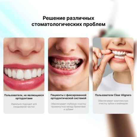 Ирригатор Oclean A10 (Серый) - фото 24