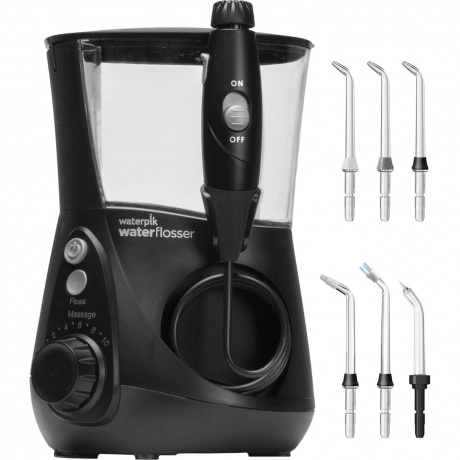 Ирригатор Waterpik WF-662 7насад. черный - фото 1
