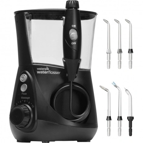 Ирригатор Waterpik WF-662 7насад. черный