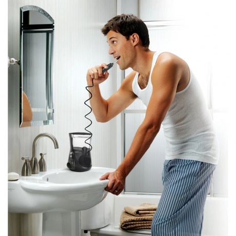 Ирригатор Waterpik WF-662 7насад. черный - фото 7