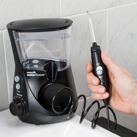 Ирригатор Waterpik WF-662 7насад. черный - фото 9