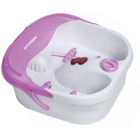 

Гидромассажная ванночка для ног Hyundai H-FB4550 300Вт белый/фиолетовый