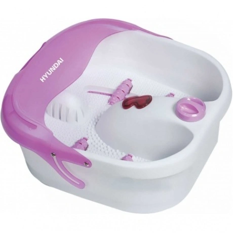 Гидромассажная ванночка для ног Hyundai H-FB4550 300Вт белый/фио...