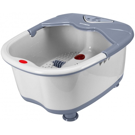 Гидромассажная ванночка для ног Hyundai H-FB4555 420Вт белый/серый - фото 5