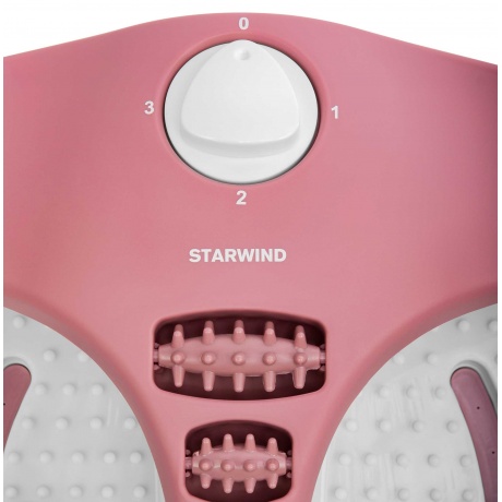 Гидромассажная ванночка для ног Starwind SFM5570 80Вт белый/розовый - фото 7