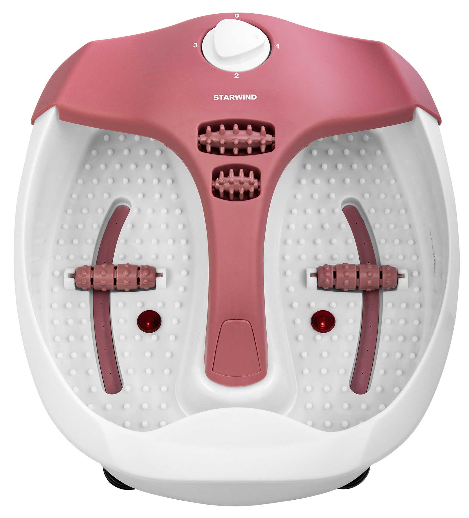 Гидромассажная ванночка для ног Starwind SFM5570 80Вт белый/розовый - фото 1