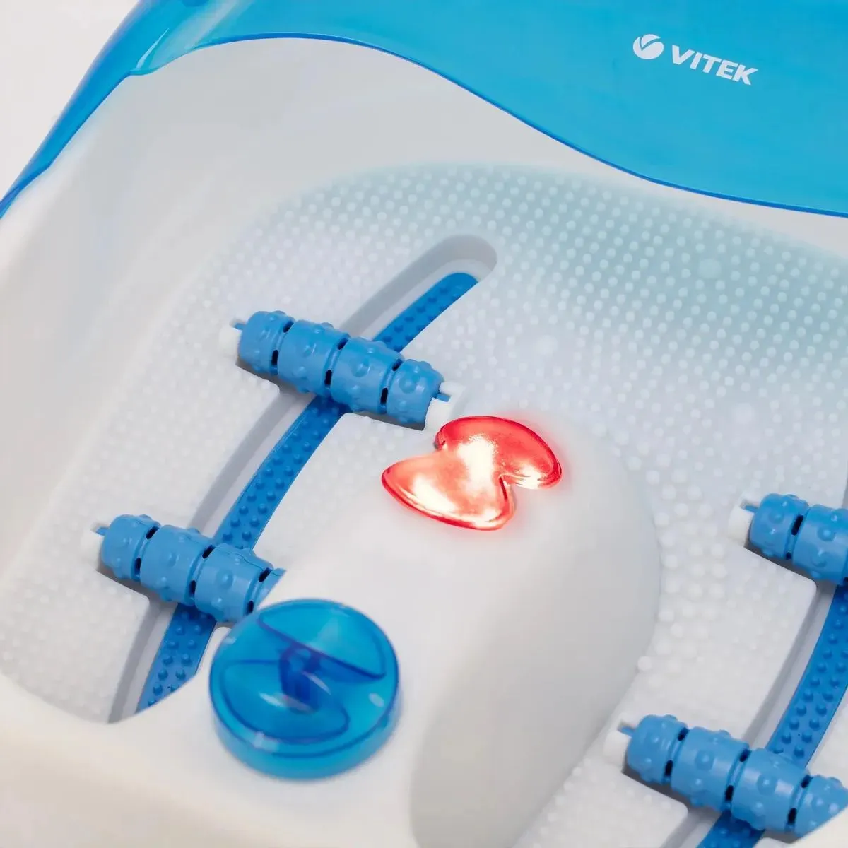 Гидромассажная ванночка Vitek VT-1798 белый/синий - фото 4