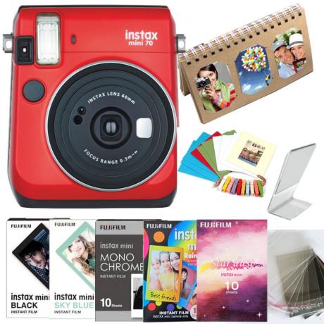 Фотокамера моментальной печати Fujifilm Instax Mini 70 Red - фото 7