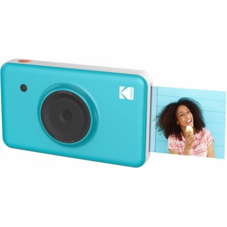 Фотокамера моментальной печати Kodak Mini Shot Blue - фото 2
