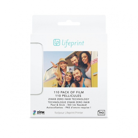 Фотобумага для принтера LifePrint 2x3, 110 штук - фото 2