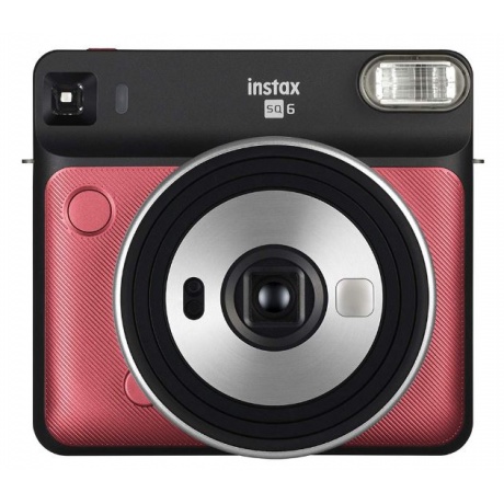 Фотокамера моментальной печати Fujifilm Instax SQUARE SQ 6 Red - фото 1