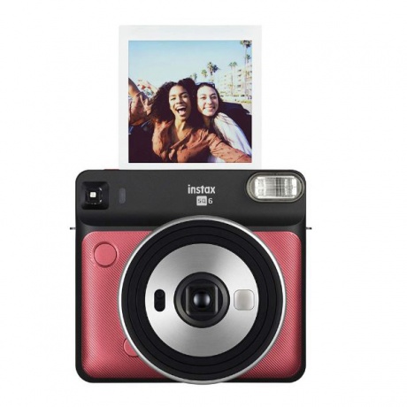 Фотокамера моментальной печати Fujifilm Instax SQUARE SQ 6 Red - фото 7