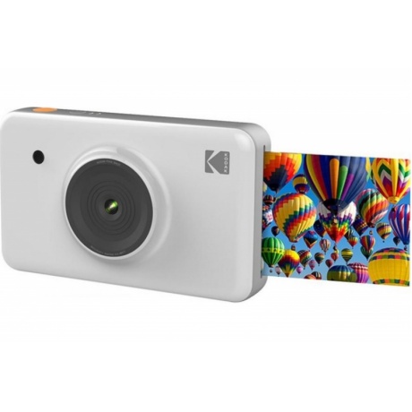 Моментальная фотокамера Kodak Mini Shot, белая+ 2 упаковки Фотобумаги Kodak на 20 фото для Mini Shot/Mini 2  - фото 2