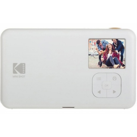 Моментальная фотокамера Kodak Mini Shot, белая+ 2 упаковки Фотобумаги Kodak на 20 фото для Mini Shot/Mini 2  - фото 4