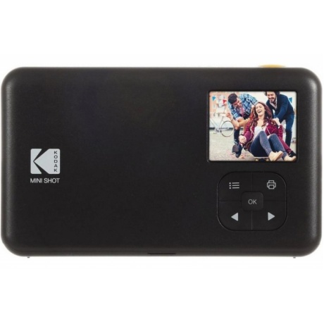 Моментальная фотокамера Kodak Mini Shot, черная+ 2 упаковки Фотобумаги Kodak на 20 фото для Mini Shot/Mini 2  - фото 2